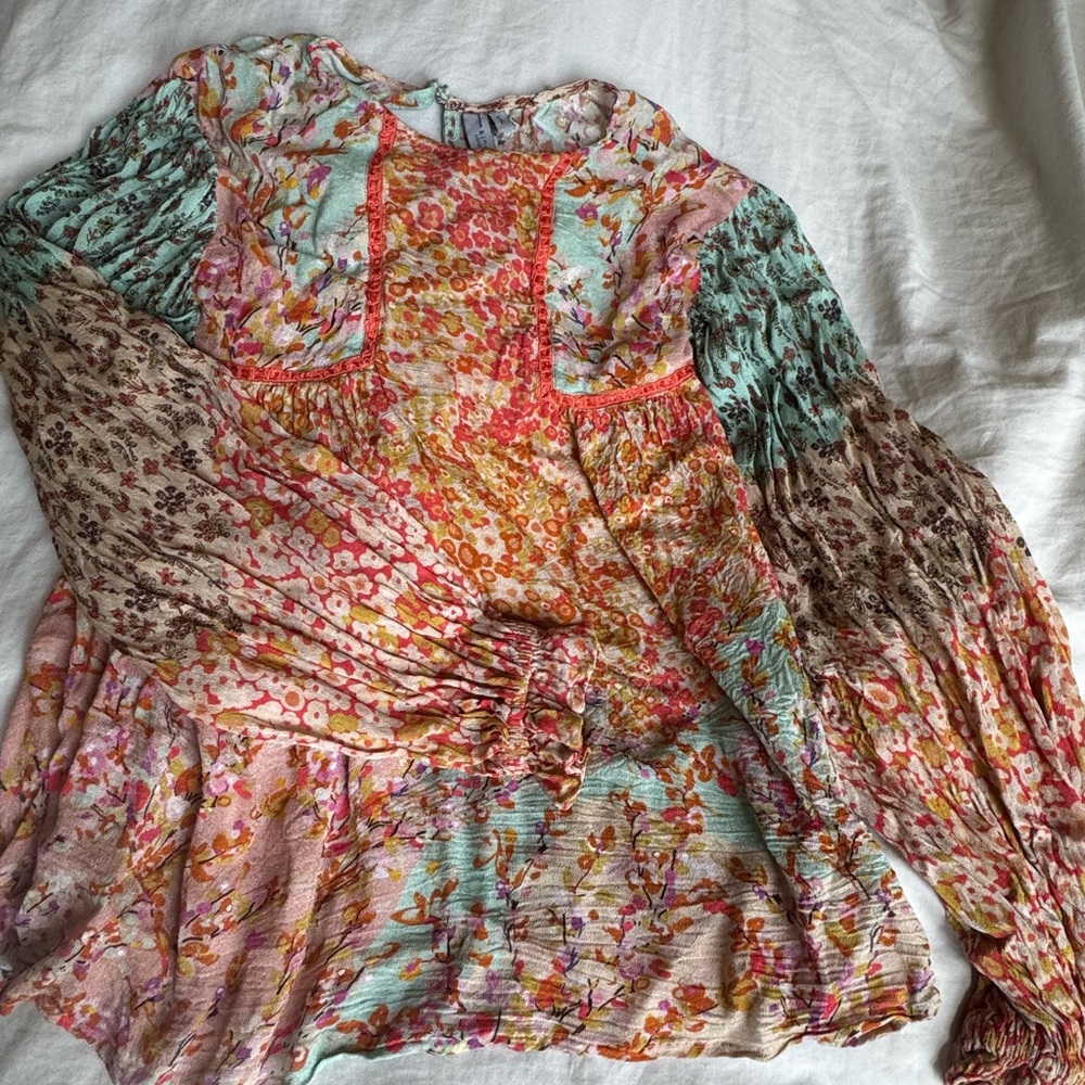 Bl-nk Miranda peasant blouse size XS